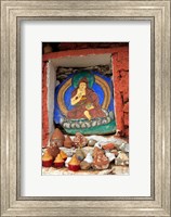 Clay Stupas, Paro, Bhutan Fine Art Print