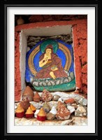 Clay Stupas, Paro, Bhutan Fine Art Print