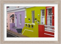 Colorful houses, Bo-Kaap, Cape Town, South Africa Fine Art Print