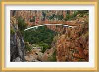 Footbridge over Blyde River, Blyde River Canyon Reserve, South Africa Fine Art Print