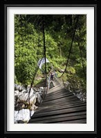 Hiking, Kurt Shafer Bridge, Uganda Fine Art Print