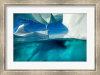 Antarctica, Arched Iceberg floating near Enterprise Island. Fine Art Print