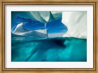Antarctica, Arched Iceberg floating near Enterprise Island. Fine Art Print