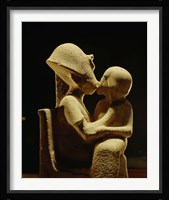 Akhenaten with child, Egyptian Museum, Amarna, Cairo, Egypt Fine Art Print