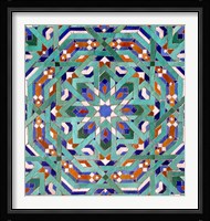 Hassan II Mosque Mosaic, Casablanca Fine Art Print