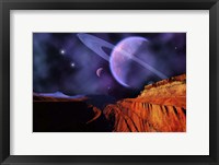 Cosmic Landscape of Another Planet Fine Art Print