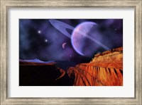 Cosmic Landscape of Another Planet Fine Art Print