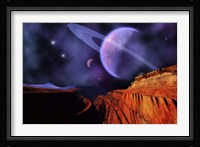 Cosmic Landscape of Another Planet Fine Art Print
