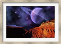 Cosmic Landscape of Another Planet Fine Art Print