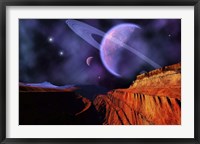 Cosmic Landscape of Another Planet Fine Art Print