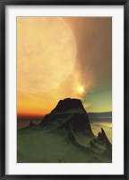 Cosmic landscape on another world Fine Art Print