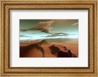 Overhead view of a vast desert wilderness Fine Art Print