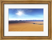 A river flows through this desert wilderness area Fine Art Print