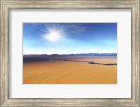 A river flows through this desert wilderness area Fine Art Print