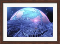Colony on Alien Moon Fine Art Print