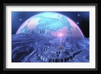 Colony on Alien Moon Fine Art Print