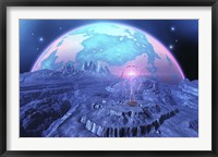 Colony on Alien Moon Fine Art Print