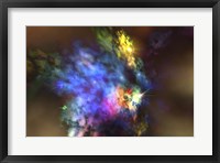 A colorful nebula in the universe Fine Art Print
