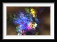 A colorful nebula in the universe Fine Art Print