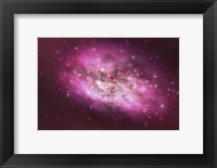 A huge nebula contains millions of stars and planets Fine Art Print
