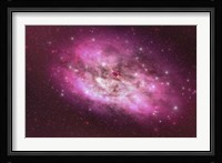 A huge nebula contains millions of stars and planets Fine Art Print