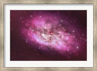 A huge nebula contains millions of stars and planets Fine Art Print