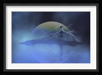 A military base on another planet Fine Art Print