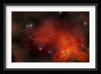 A vast nebula in the expanse of the universe Fine Art Print