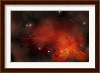 A vast nebula in the expanse of the universe Fine Art Print