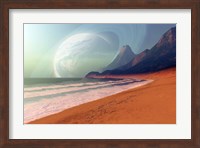 Cosmic Seascape on an Alien Planet Fine Art Print