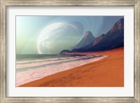 Cosmic Seascape on an Alien Planet Fine Art Print