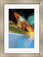 Alient Planet Cosmic Seascape Fine Art Print