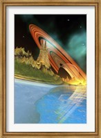 Alient Planet Cosmic Seascape Fine Art Print