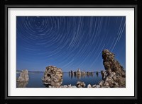 Moonlight illuminates the tufa formations at Mono Lake, California Fine Art Print