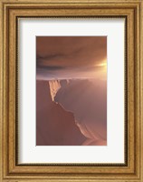 Sunrays shine down on this canyon landscape Fine Art Print