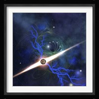 A brilliant star in the universe Fine Art Print