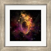 A nebular cluster of gases and stars Fine Art Print