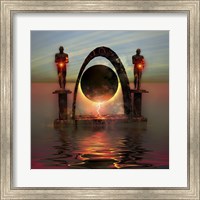 A portal to another dimensional world Fine Art Print
