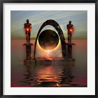 A portal to another dimensional world Fine Art Print