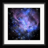 A spacial phenomenon in the cosmos Framed Print