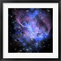 A spacial phenomenon in the cosmos Framed Print