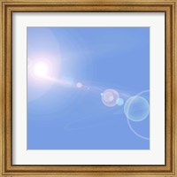 Abstract cosmic image of suns and planets Fine Art Print