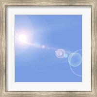 Abstract cosmic image of suns and planets Fine Art Print