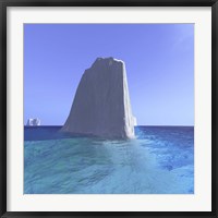 Icebergs roam the oceans of the world Fine Art Print