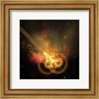 Stars and gases collide to form this spacial phenomenon Fine Art Print