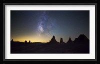 The Milky Way over Trona Pinnacles Trona, California Fine Art Print