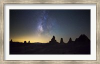 The Milky Way over Trona Pinnacles Trona, California Fine Art Print