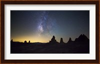 The Milky Way over Trona Pinnacles Trona, California Fine Art Print