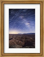 Milky Way above the Borrego Badlands, California Fine Art Print