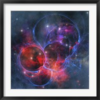 A dark nebula is a type of interstellar cloud Framed Print